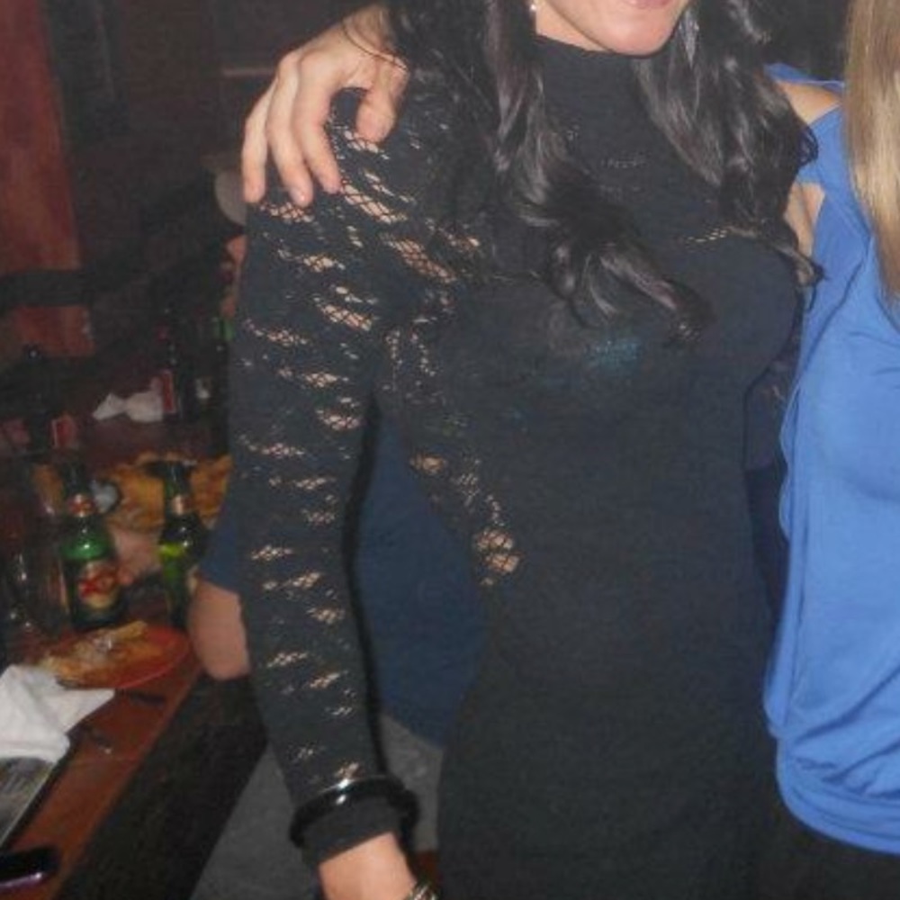 Bebe lace stretch mini